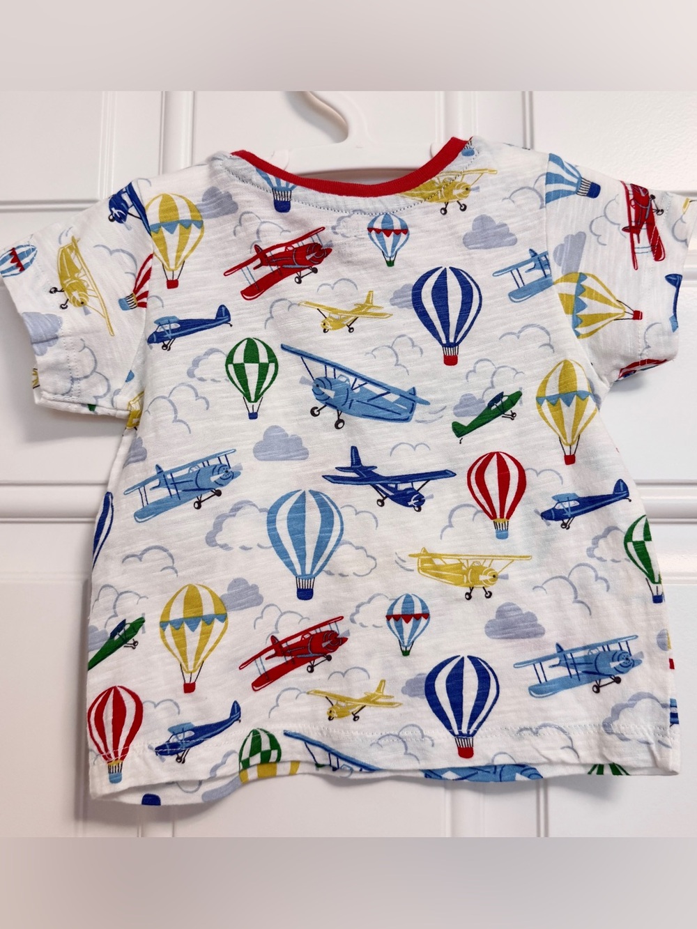 NWT Baby Boden Hot Air Balloon T shirt and shorts 6-9M - Picture 3 of 7